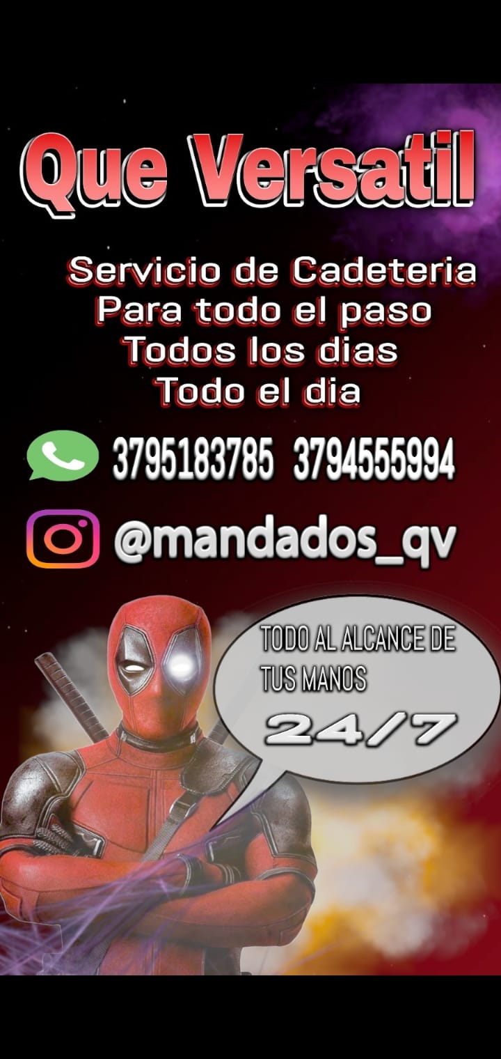 DELIVERY: Que Versatil – Cadetería