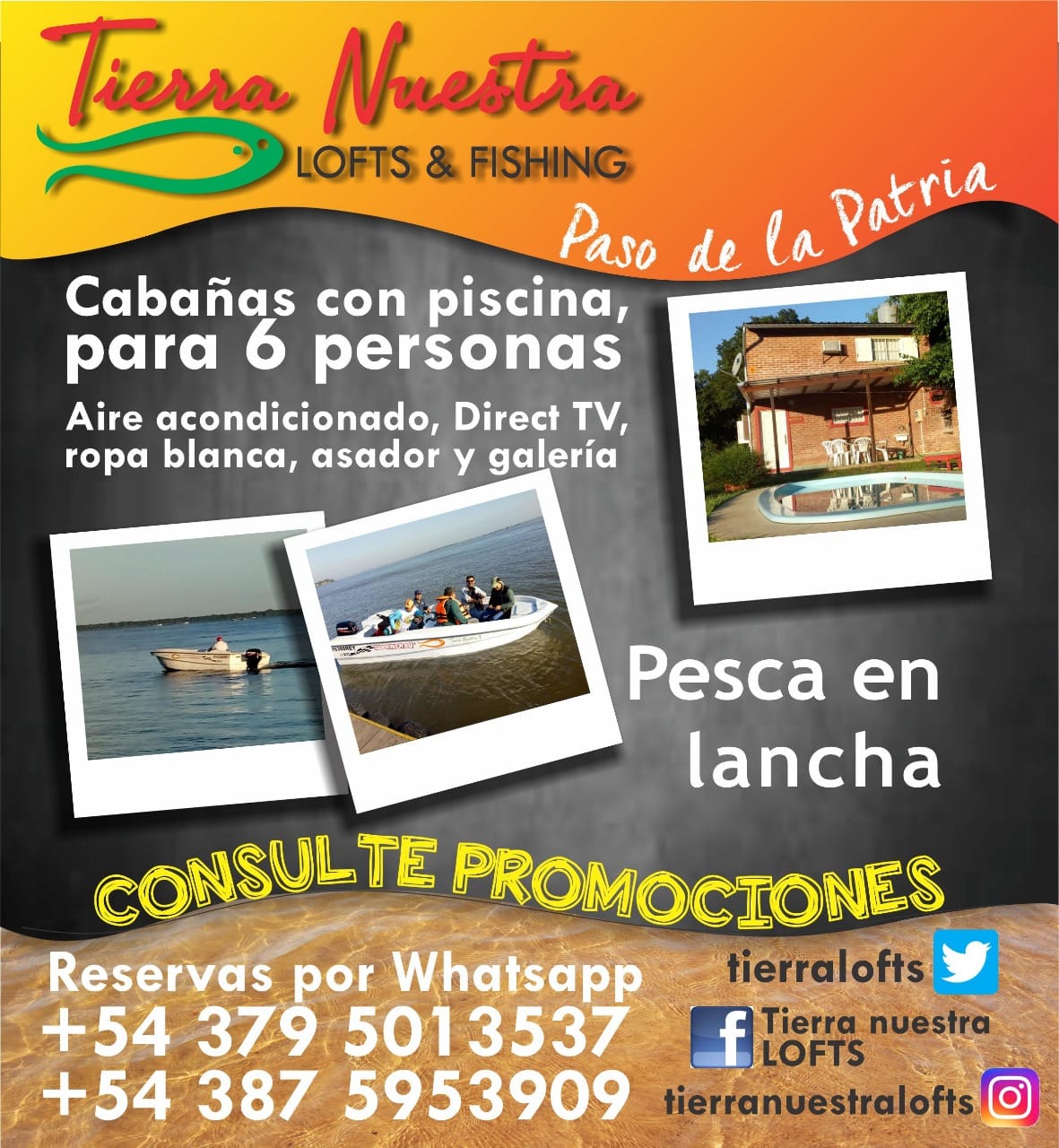 GUIA DE PESCA: TIERRA NUESTRA FISHING LODGE